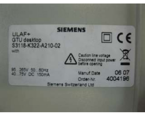 Siemens S3118-K322-A210-02